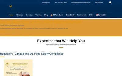 www.sfpmfoodconsulting.com snapshot