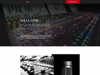 panpotaudio.com snapshot