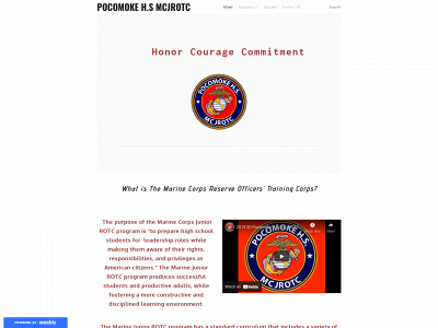 pocomokemcjrotc.weebly.com snapshot