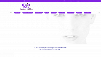 pureharmonymedspa.com snapshot