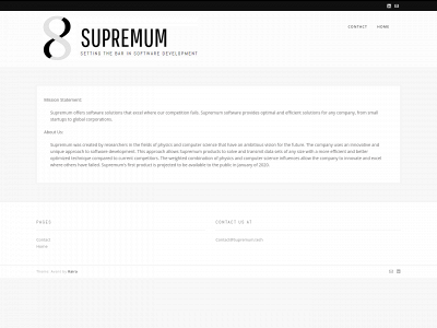 supremuminc.com snapshot