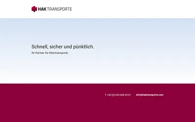 haktransporte.com snapshot