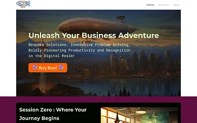 www.sessionzero.solutions snapshot