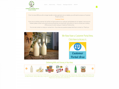 countydairies.co.uk snapshot