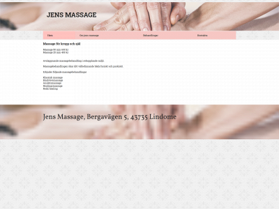 jensmassage.se snapshot
