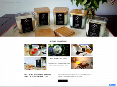 www.safehavenhomegoods.com snapshot