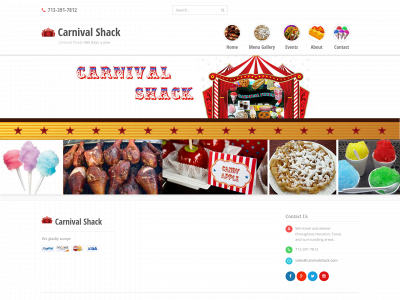 carnivalshack.com snapshot