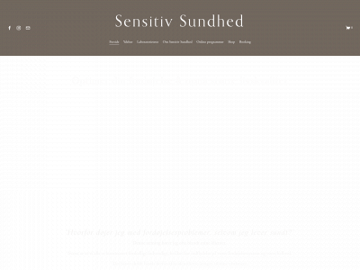 sensitivsundhed.dk snapshot