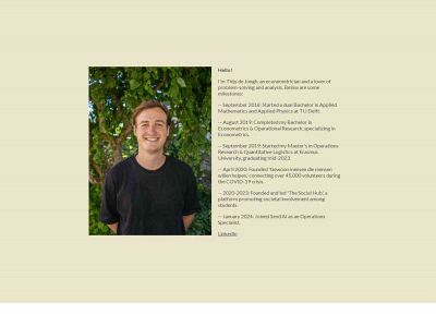 thijsdejongh.nl snapshot