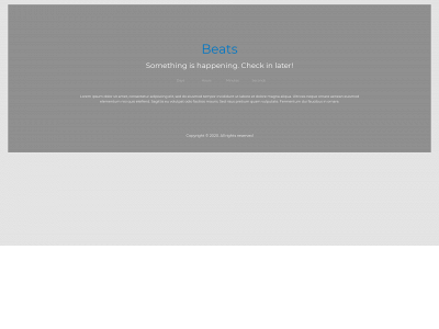 voreenbeats.com snapshot