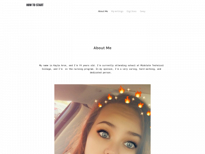 kaylaaron.weebly.com snapshot