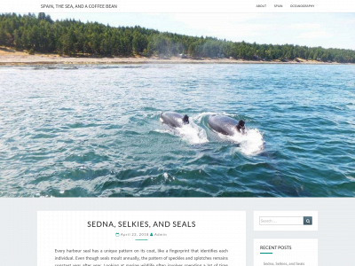 spaintheseaandacoffeebean.com snapshot