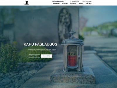 kapupaslaugos.lt snapshot
