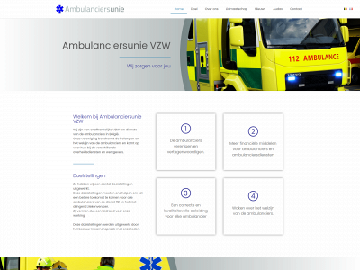 ambulanciersunie.be snapshot