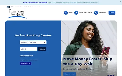plantersfirst.bank snapshot