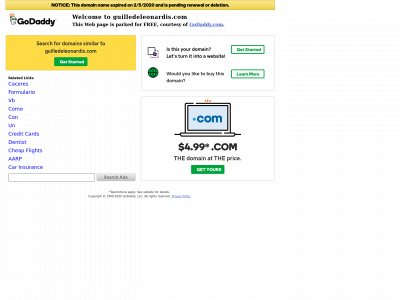 guilledeleonardis.com snapshot