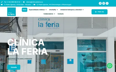 clinicalaferia.es snapshot