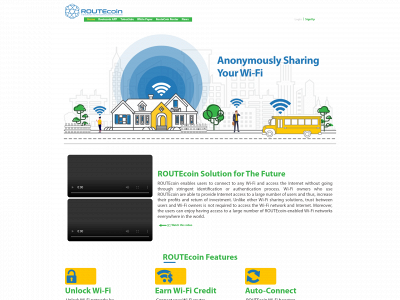 routecoin.io snapshot