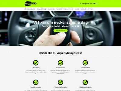 nybilnyckel.se snapshot