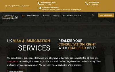 henleazelaw.co.uk snapshot
