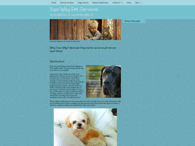 twowaydogwalking.com snapshot
