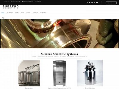 subzeroscientific.com snapshot