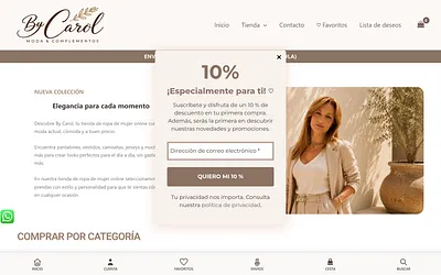 bycarol.es snapshot