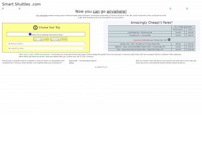 smartshuttles.com snapshot