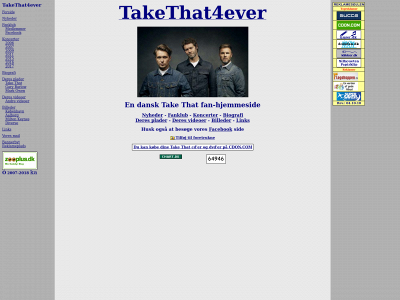 takethat4ever.dk snapshot