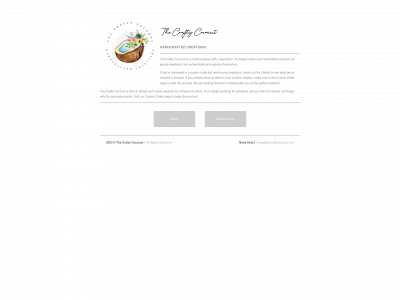 thecraftycoconut.com snapshot