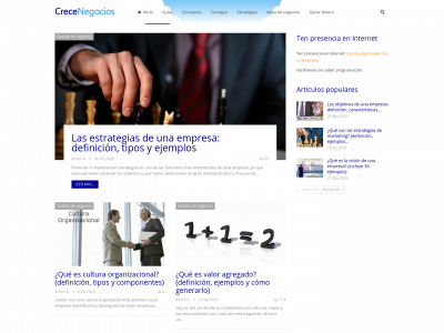 crecenegocios.com snapshot
