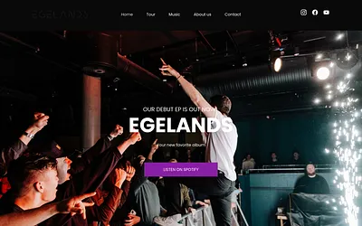 egelandsband.com snapshot