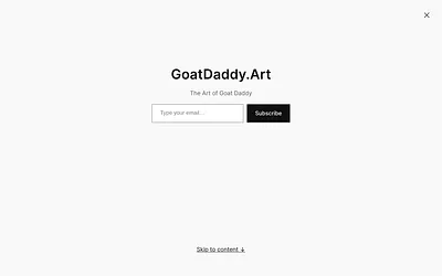 goatdaddy.art snapshot
