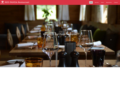 redpandarestaurant.com snapshot