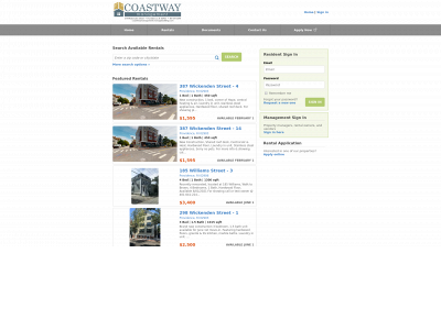 coastwaymanagement.com snapshot