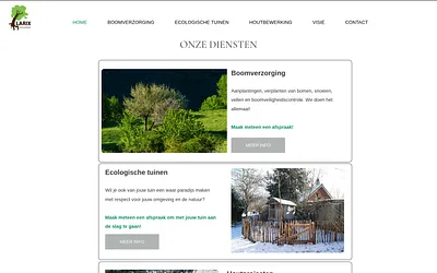 boomverzorging-larix.be snapshot
