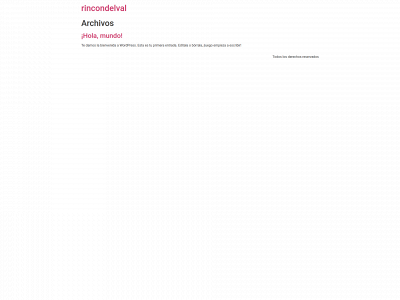 rincondelval.es snapshot