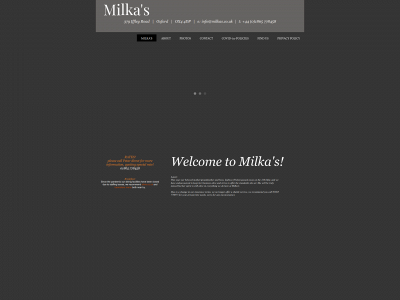 milkas.co.uk snapshot