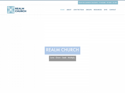 therealmchurch.com snapshot