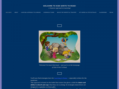 kidswritetoread.com snapshot