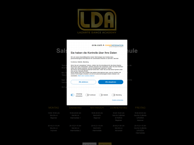 lazartedanceacademy.de snapshot