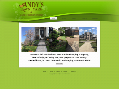 andyslawncareandlandscaping.com snapshot