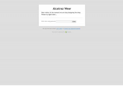 alcatrazwear.com snapshot