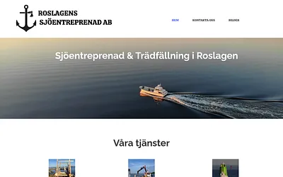 roslagenssjoentreprenad.se snapshot