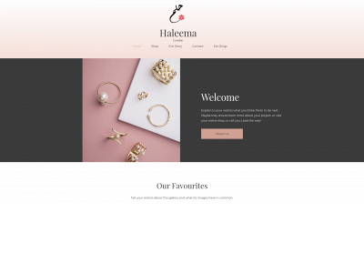 haleemajewellery.com snapshot