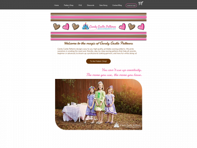 candycastlepatterns.com snapshot