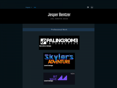 jesperbentzer.com snapshot