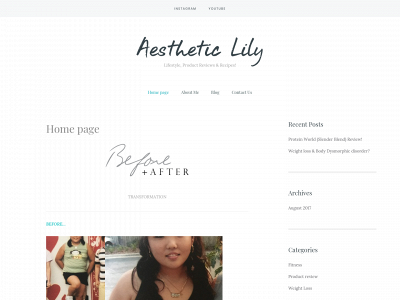 aestheticlily.com snapshot