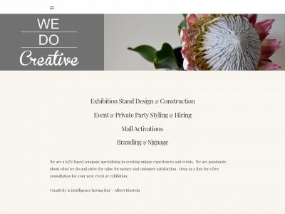 wedocreative.co.za snapshot