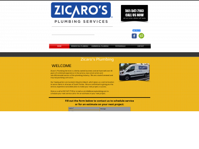 zicarosplumbing.com snapshot